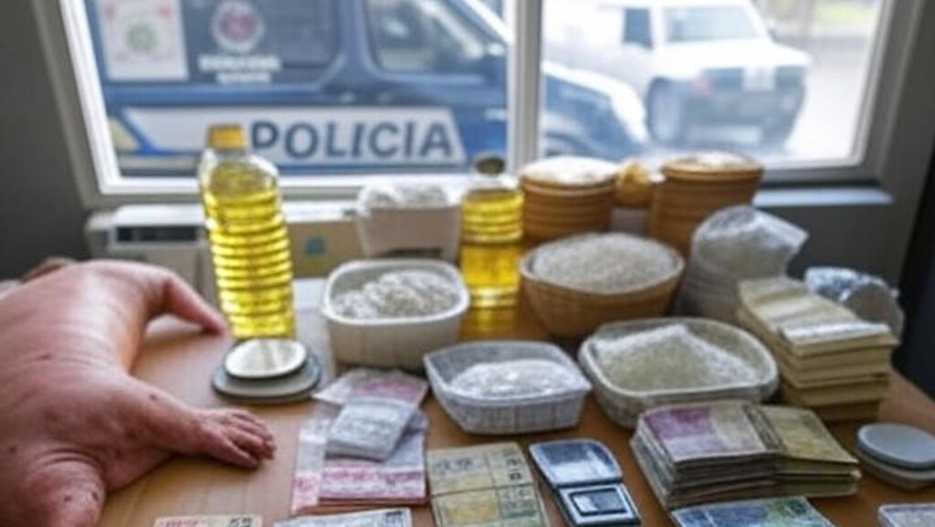 Casal é preso em Rondonópolis com drogas, cestas básicas e animal silvestre abatido