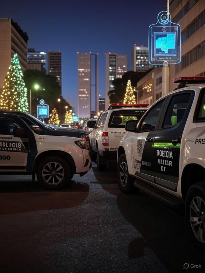 Governo do DF anuncia operação natalina com IA e reforço policial para combater crimes