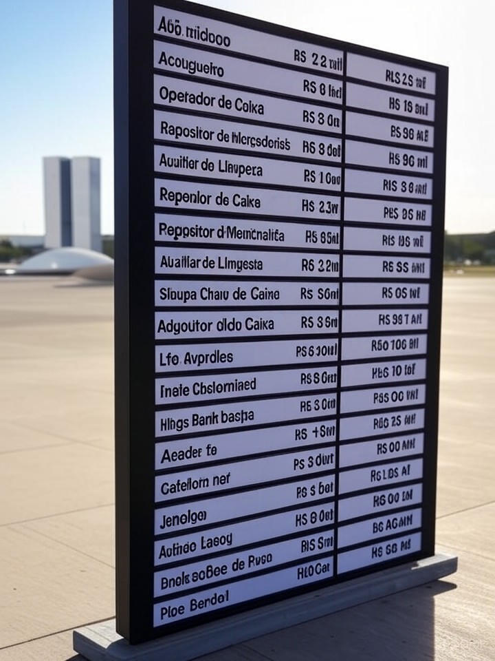 Distrito Federal abre 748 vagas de emprego com salários atrativos em diversas áreas