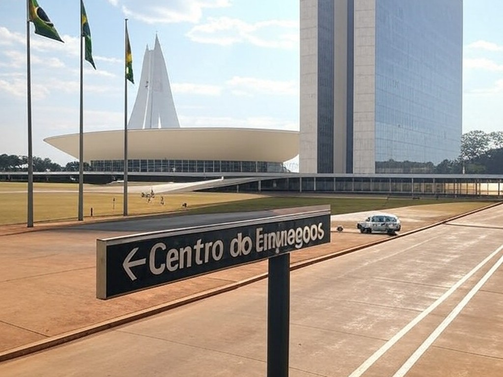 Edifício governamental em Brasília representando vagas de emprego no Distrito Federal.