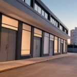 Fachada vazia de academia em Águas Claras, Brasília, enfrentando boicote após agressão a adolescente.