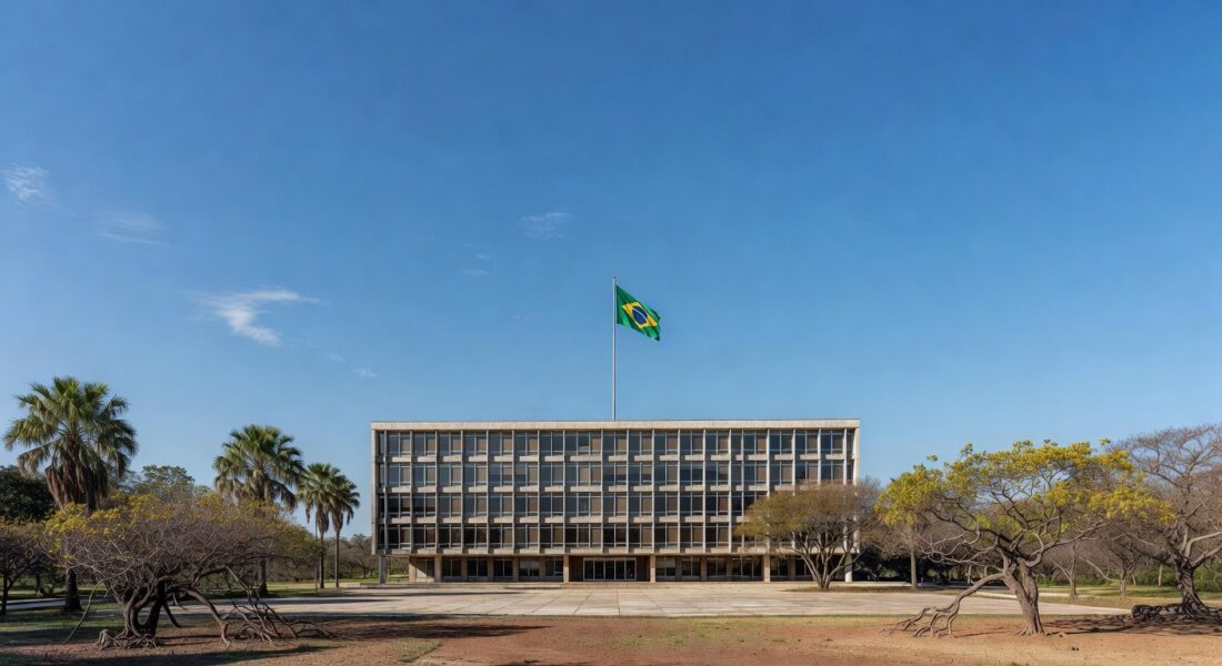 Fachada do Palácio do Buriti em Brasília, representando sanção da revisão do PDOT após debates controversos.
