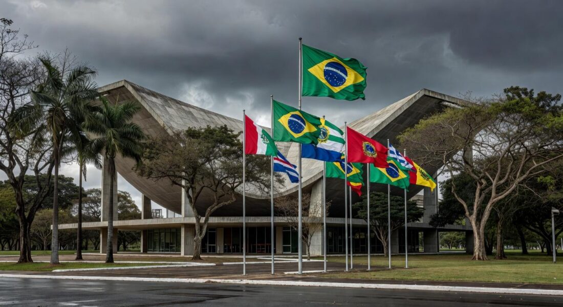Edifício da CLDF em Brasília sob céu nublado, representando programa questionável e desconfiança pública.