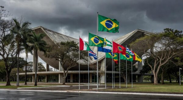 Edifício da CLDF em Brasília sob céu nublado, representando programa questionável e desconfiança pública.