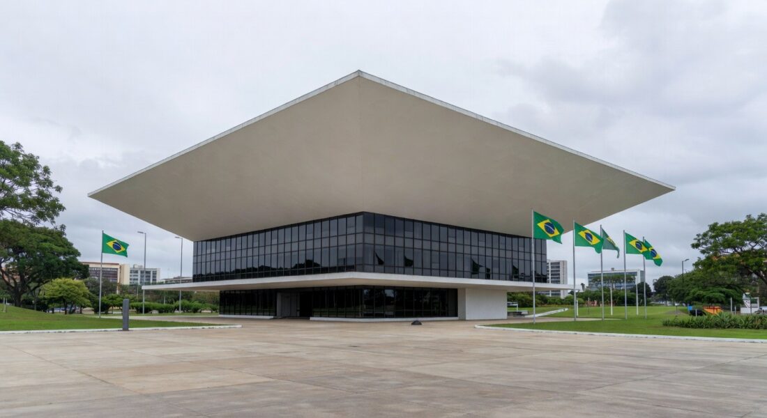 Edifício da PGR em Brasília, representando denúncia por importunação sexual contra ex-ministro.
