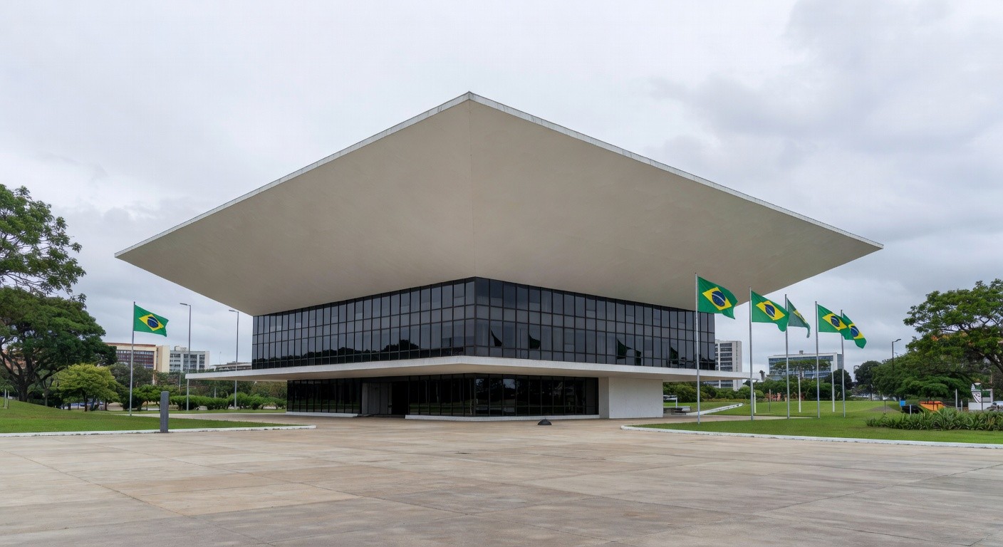 Edifício da PGR em Brasília, representando denúncia por importunação sexual contra ex-ministro.