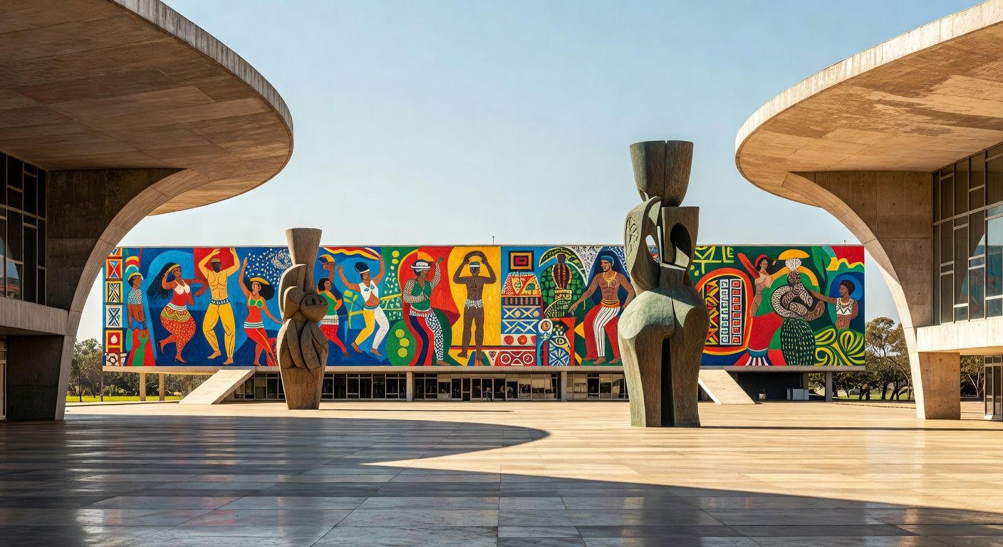Espaço cultural em Brasília representando conselhos de cultura do DF