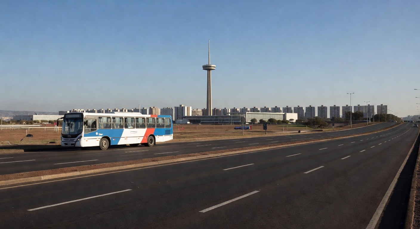 Terminal de ônibus e metrô em Brasília com horários alterados no feriado de Corpus Christi
