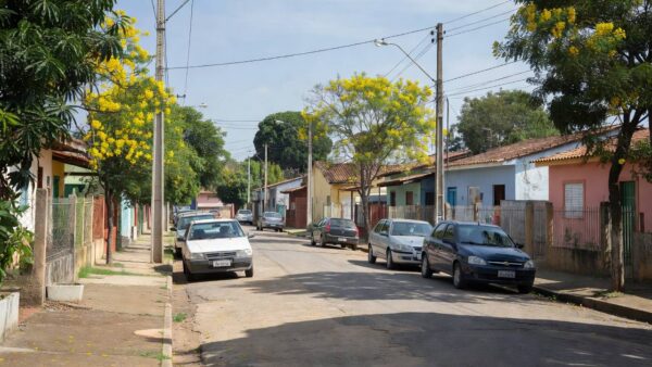 Rua residencial em Taguatinga após discussão com disparo