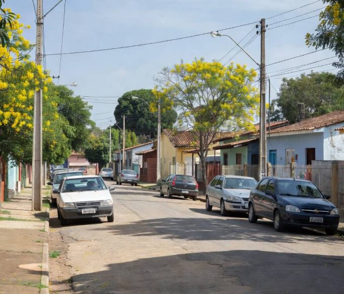 Rua residencial em Taguatinga após discussão com disparo