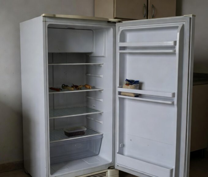 Despensa com alimentos básicos escassos no Distrito Federal