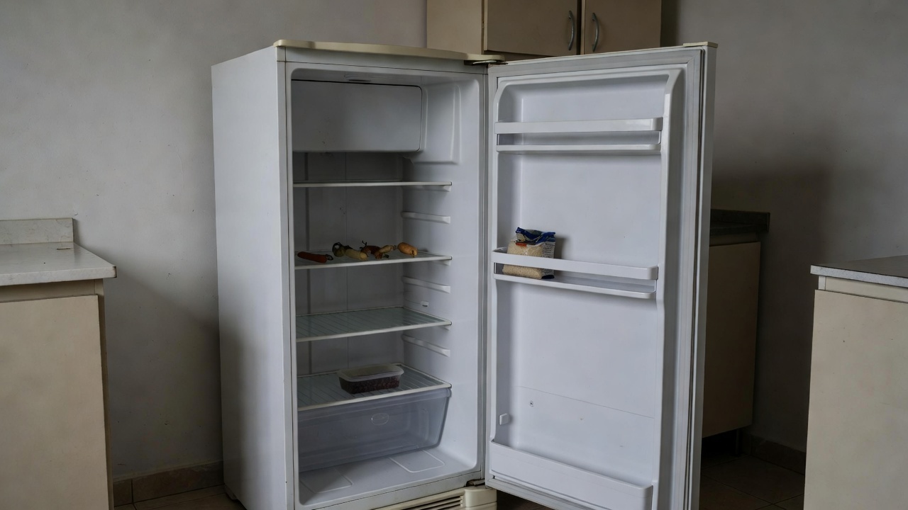 Despensa com alimentos básicos escassos no Distrito Federal