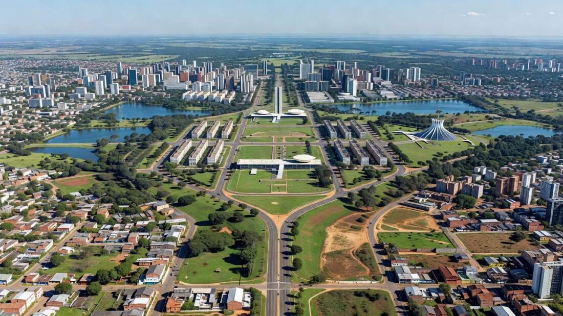 Contrastes urbanos no DF revelam desigualdades no bem-estar das 35 regiões