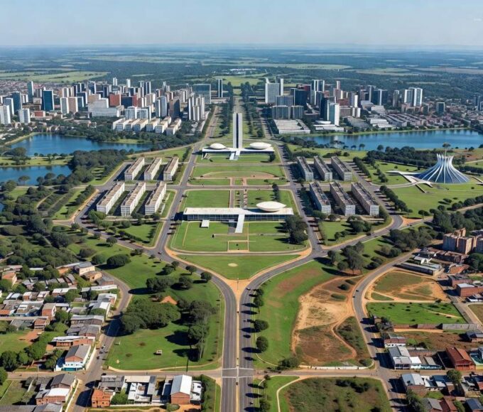 Contrastes urbanos no DF revelam desigualdades no bem-estar das 35 regiões