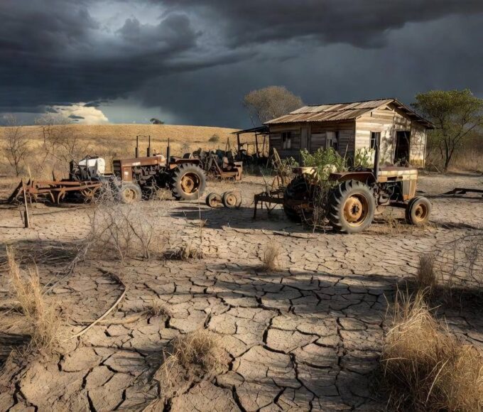 Paisagem rural brasileira com fazendas e campos representando incentivo ao empreendedor rural