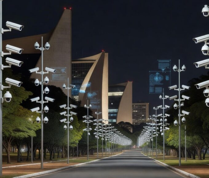 Câmeras de IA da Plataforma DF 360º instaladas em Brasília