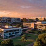 Campus da UnDF em Brasília representando inscrições para vagas remanescentes