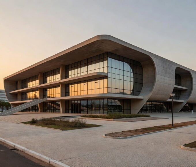 Fachada de delegacia especializada para idosos em Brasília