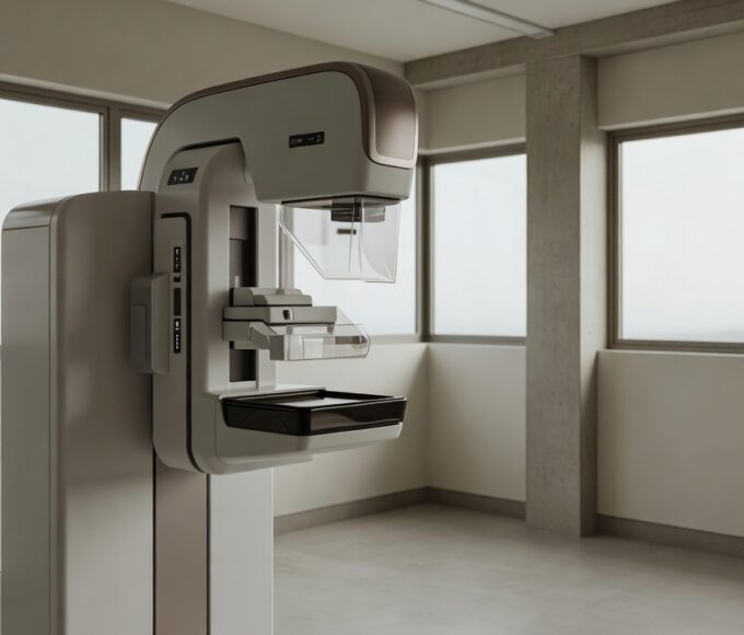 Equipamento de mamografia em hospital do Distrito Federal para diagnóstico precoce de câncer de mama