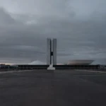 Vista do Plano Piloto de Brasília, arquitetura modernista e legado de Lucio Costa.