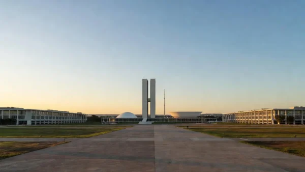 Congresso Nacional em Brasília representando crise política