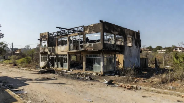 Comércio incendiado em Planaltina após crime de incêndio criminoso