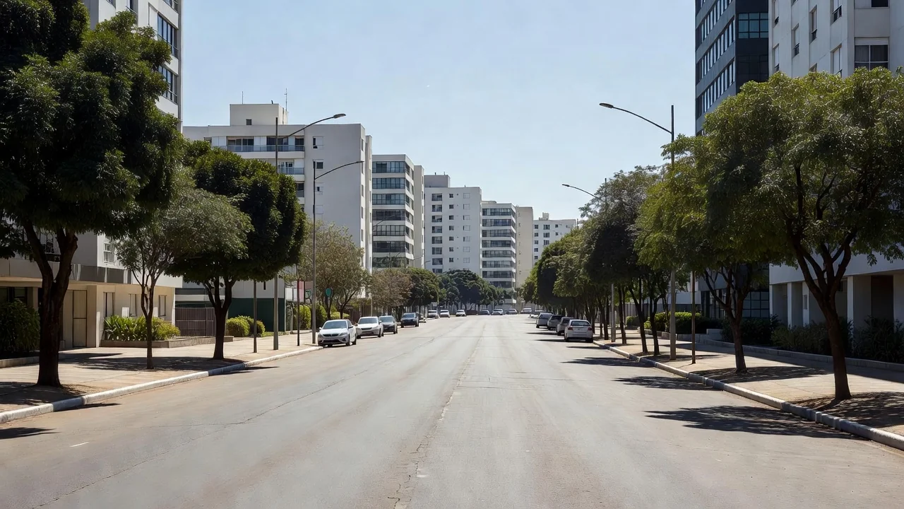 Viatura da Polícia Civil do DF em rua de Brasília
