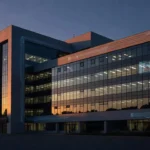 Fachada do Hospital Brasília com elementos de vazamento de dados