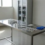 Unidade de saúde no DF com materiais para multivacinação