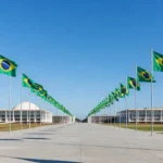 Esplanada dos Ministérios em Brasília no feriado de 7 de setembro