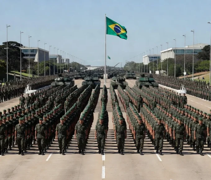 No desfile do ano passado, soberania também foi um dos temas explorados pelo governo Ricardo Stuckert / PR - 07.09.2025
