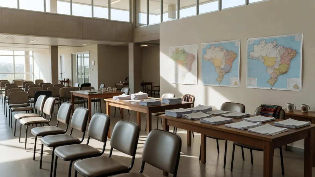Centro de atendimento para migrantes no DF em Brasília