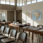 Centro de atendimento para migrantes no DF em Brasília