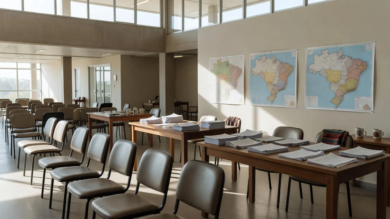 Centro de atendimento para migrantes no DF em Brasília